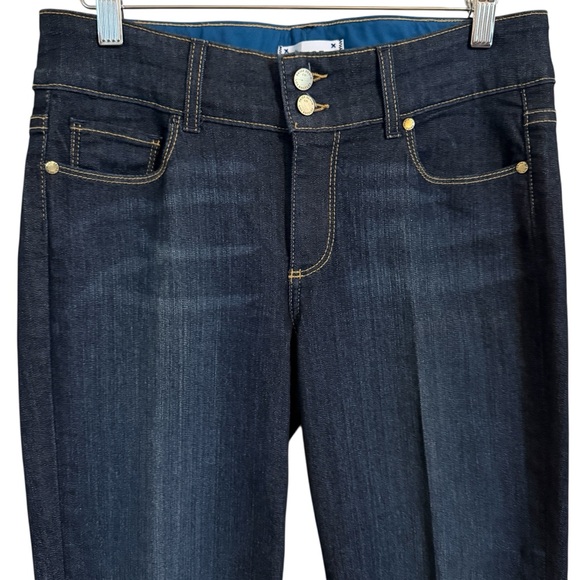 PAIGE Hidden Hills Petite High Rise Bootcut Jeans Dark Wash Women’s Size 29P - Picture 2 of 13